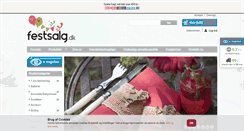 Desktop Screenshot of festsalg.dk