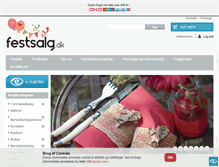 Tablet Screenshot of festsalg.dk